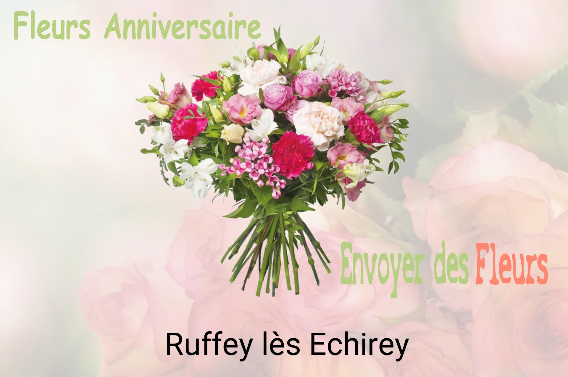 Bouquet de fleurs d’anniversaire livré à Ruffey-lès-Echirey
